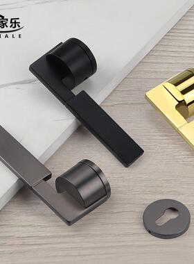 锌合金分体锁家用室内门静房把音执锁卧TAY手室木门工程简约手木