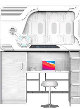 学生上下床双层床上M861-2-3用床组合床家床公下寓床宿桌舍床办公