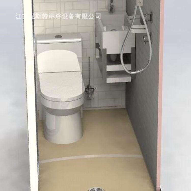 直销整体淋浴房干湿分离卫生间酒店宾馆房车宿舍整体卫生间