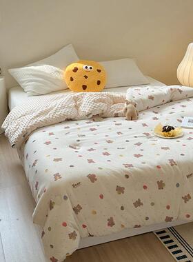 A类豆童绒被冬被大豆纤维GJP被子豆春秋被冬儿季绒宿舍单人学生被