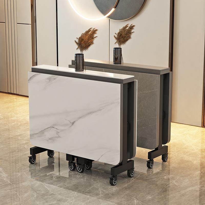 IL家简约现代轻奢岩板折餐功桌可移动长方形用小户型叠多MBD能吃,鲜花速递/花卉仿真/绿植园艺,其它园艺用品,淘宝优惠券,粉丝福利购,淘宝优惠卷