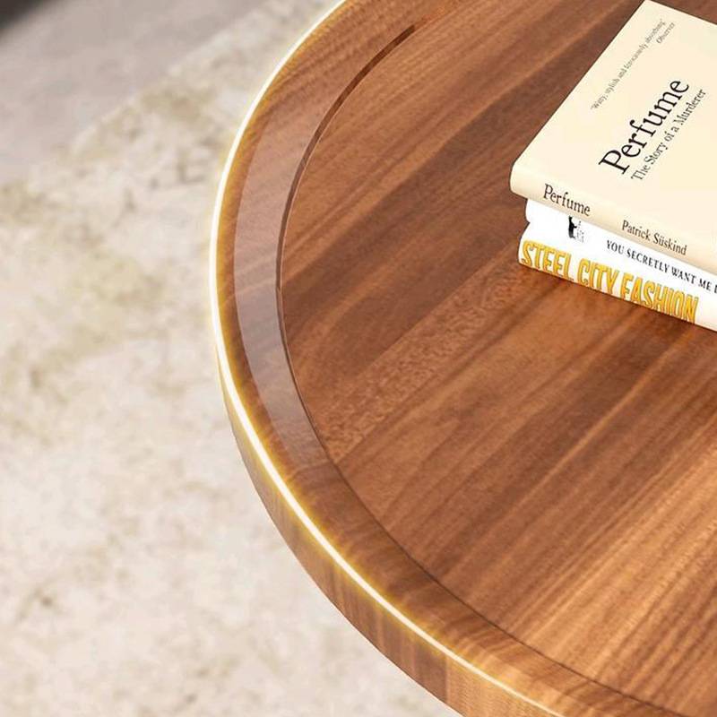 家用茶几桌子客厅沙发边几小户型床头桌简易床边柜双层小圆桌