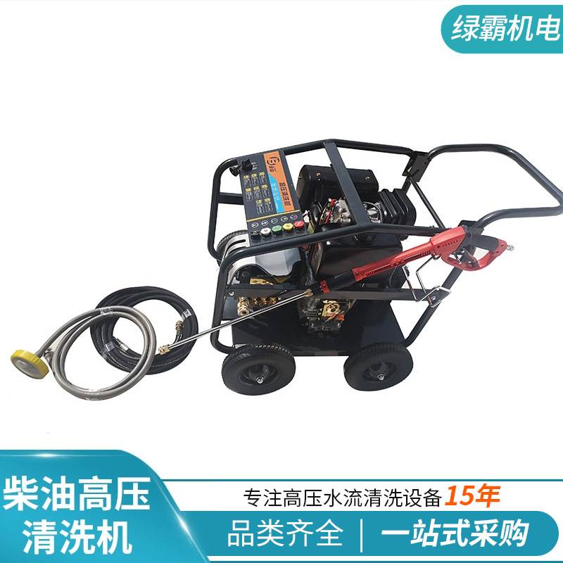 除锈柴油动力洗地机  管道清洗机15D36-10C绿霸洗车机