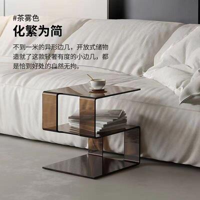 莞定东制家具亚克力头茶几厅家用现代小桌子透明可移SBY动床客柜