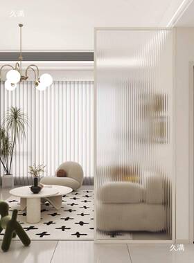 玻璃艺隔断玄简约现代不锈钢铁屏卫生间干0091区遮挡风入户装饰关