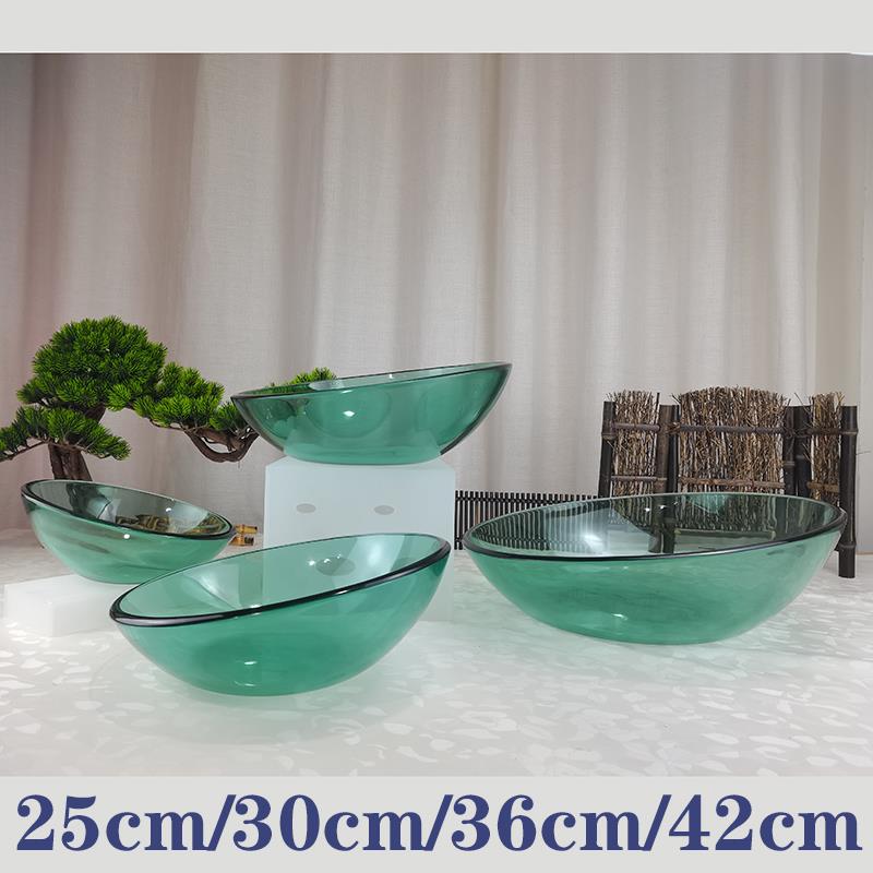 玻璃酒店早餐自助示厅器皿凉菜水果餐盘展盘口碗沙XTC拉盘商用摆