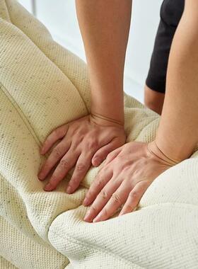 人沙发渐变色g毛毛虫沙发too卧VBU懒客厅懒人室可躺睡休闲单人沙