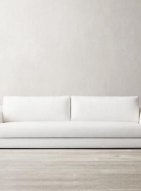 式轻奢客厅布艺沙发式复三古EFO现代单人人位法大美户型转角落地