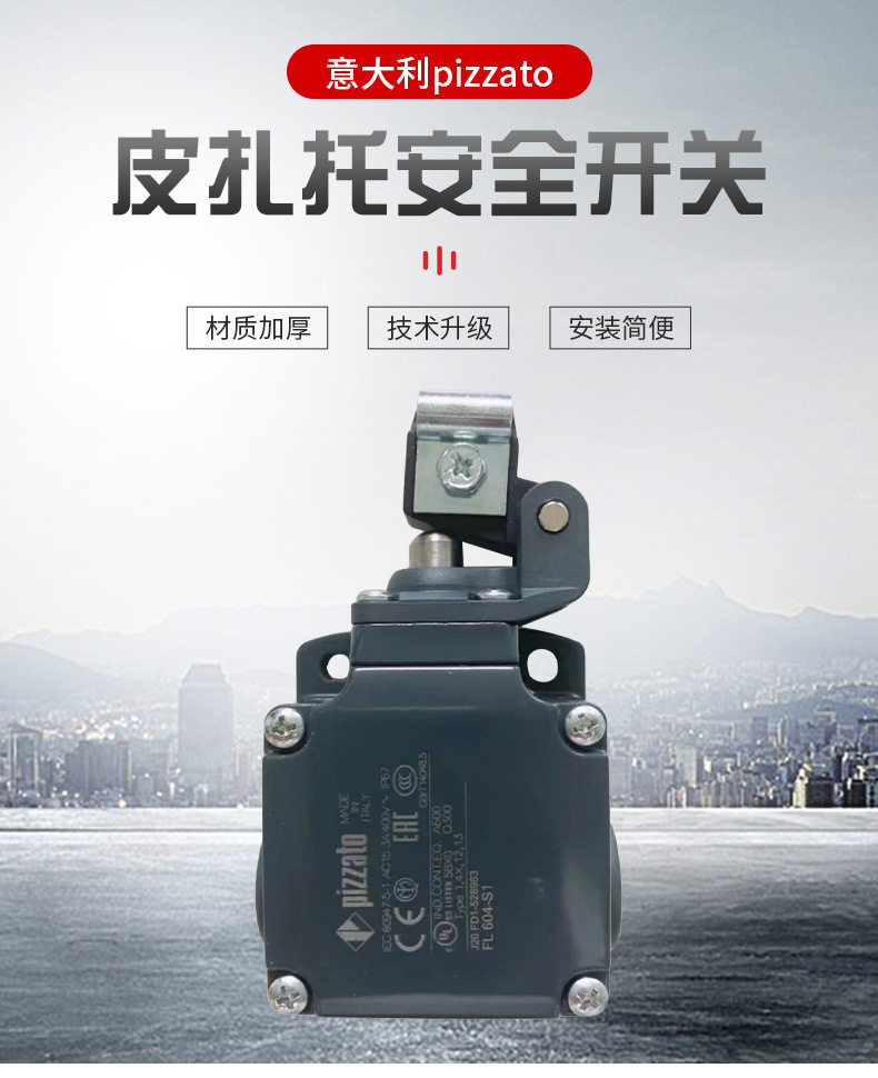 Pizzato皮扎托限位开关 FD 2038-M2 +VF L56-1 拉绳开关 开关钥匙