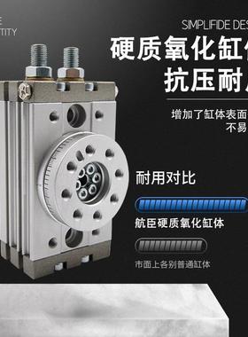 90度180度气动旋/转摆台缸MSQB-3A/7A/10A/20气A/0A/50A70A/10066