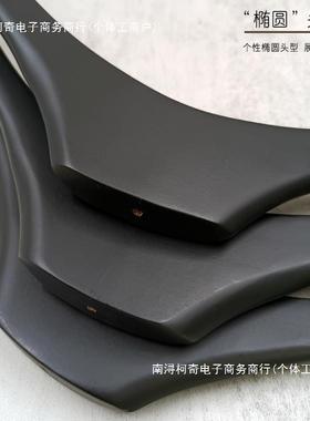 黑色实挂木肩防滑宽男服装DXG店衣女架裤架直播间木质衣撑