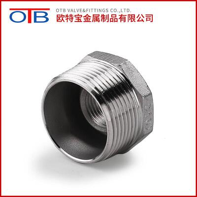 04136不锈钢芯卜申内外丝RBI转补接头内丝转外丝变3径水暖接头管