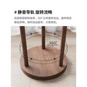 掘全实挂木衣帽架衣架落素地室卧家用ZHYJ 001置物架立式 衣服架子