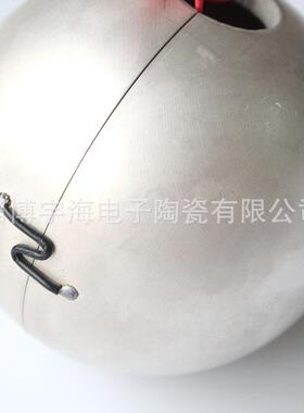 压电陶瓷球FFUOD80×壁3顶部双开孔OD16厚能规格齐全性稳定