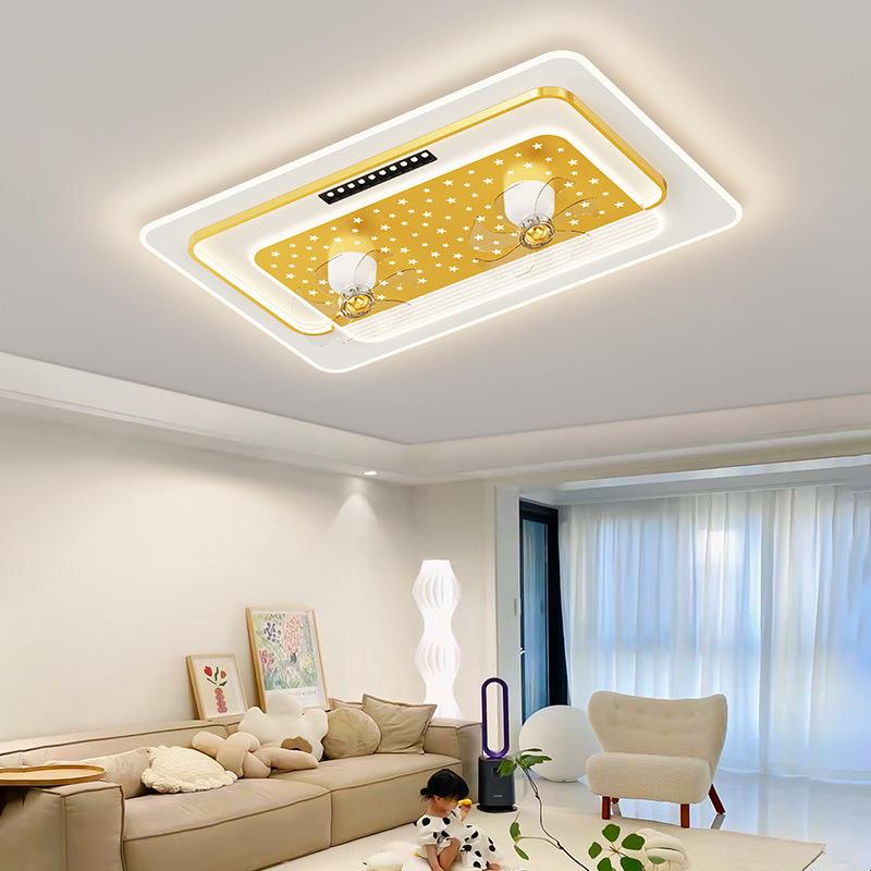 厅大主灯大新NXD-MX10厅摇头风扇灯202客5年款简约现代气长方形一