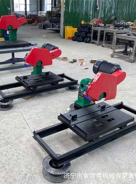 大型式石切材割机8OUX00型花岗路岩牙石切割机台电动圆盘石材切割