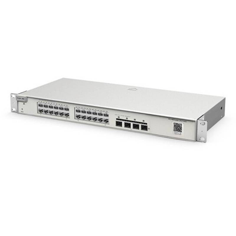 锐捷（Ruijie）二层网管交换机 24口千兆RG-NBS3200-24GT4XS 灰色