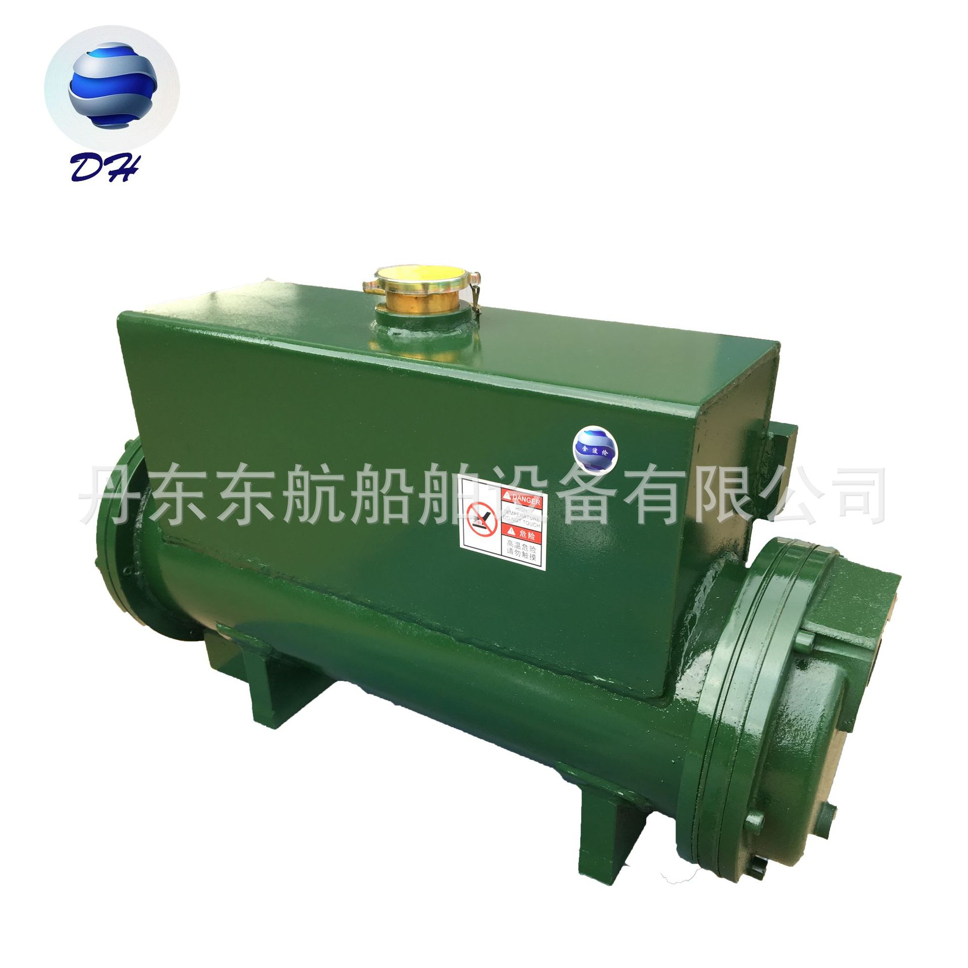 海淡水热交换器船用换热器6MJ玉柴换热器柴油机换热器发动机