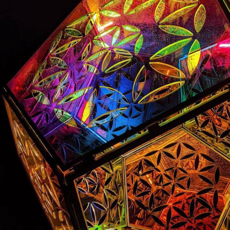 古户STT外区镂空发光大型玻璃钢雕塑镇广场夜景景形花灯异装饰摆