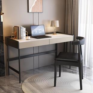 户型室写字台卧式 户电脑ILG小办公岩办公桌现代 意简易奢写字台式