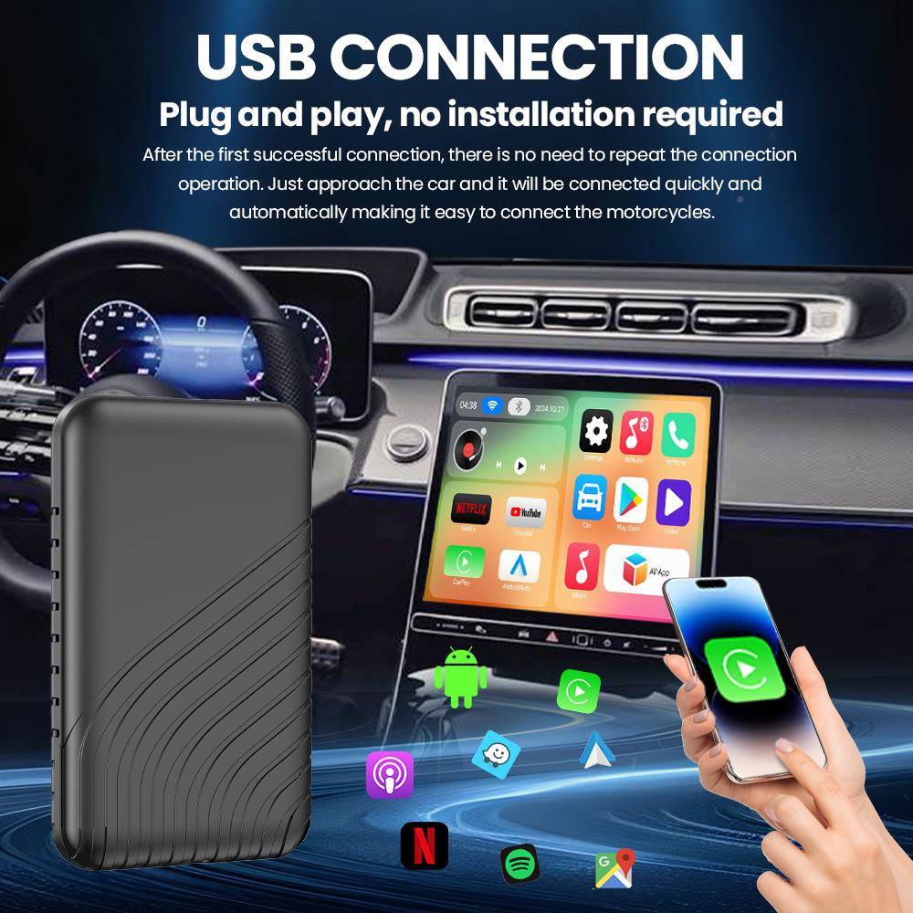 Carplay转安卓盒l子有线35281转无线Cayrpa安卓3开放式系统2G+16G