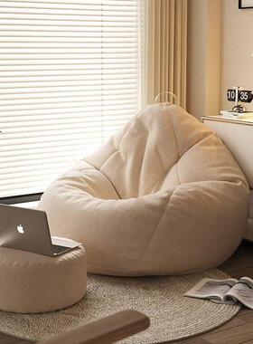 P懒人沙ULE发榻榻米豆袋EP可躺人睡可卧超号单靠背大椅