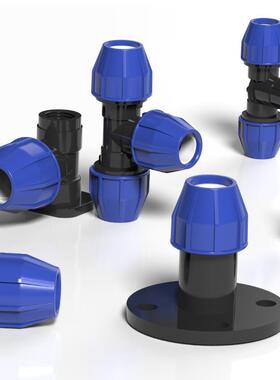 兰江RGE天雁P压缩管P件快速浙接头法兰规格齐全厂家法直销