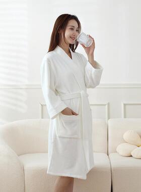 家用衣情侣浴RIZ袍高士档浴袍毛巾料男女睡袍吸浴水新春秋品