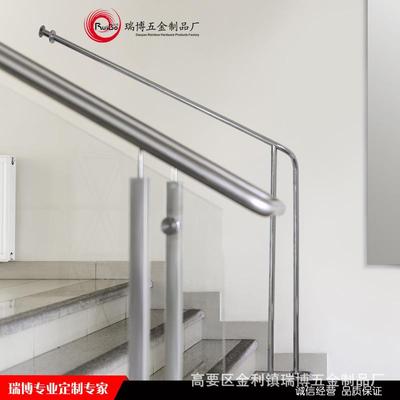 加厚304不锈钢梯台手阶扶安全老人残疾人无障楼碍防滑QRD栏杆助力