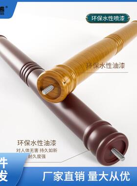 实木挂家衣落地卧室架衣能帽架用挂衣杆多功立式衣服架简yingli5