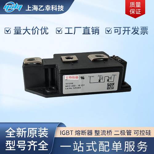 德国IXYS流桥二极管6MCC550-1IO2MCC8160-3JUC0io3MCC整160-3io3