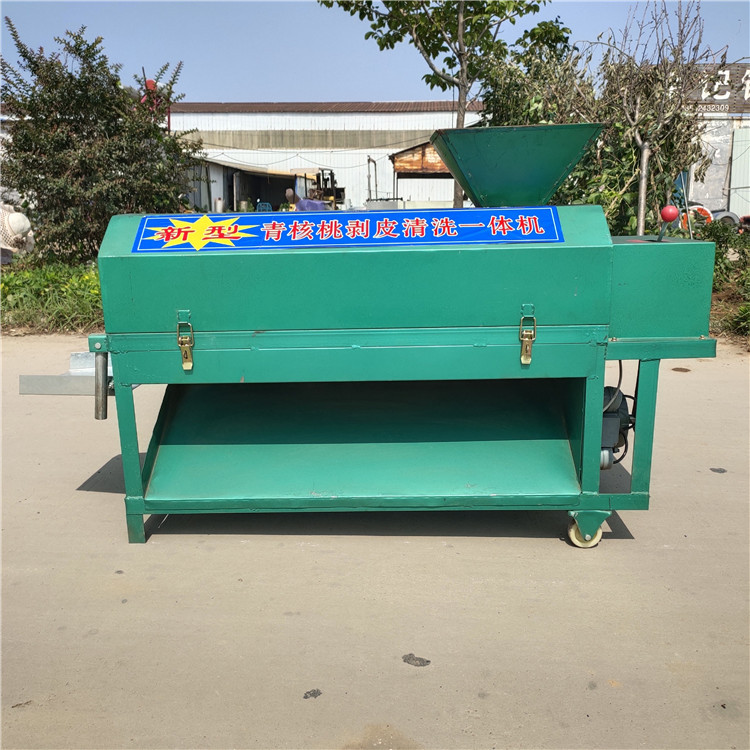新款小型鲜核桃剥壳机高产量图片