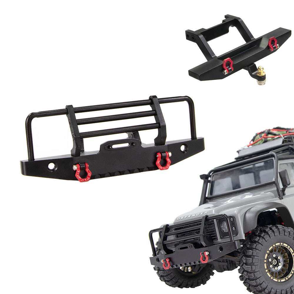 Traxxas 1/18 TRX4M 路虎卫士 trx4m荒野前杠 后杠升级配件护杠