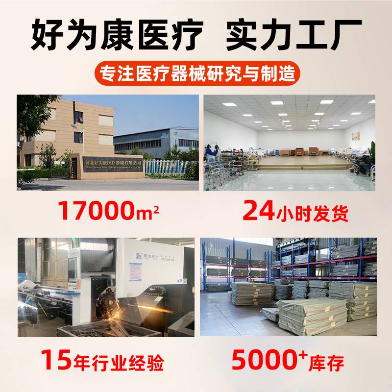 电动木质护理床养老院疗养院多功能老人病床提拉护栏实木护理床