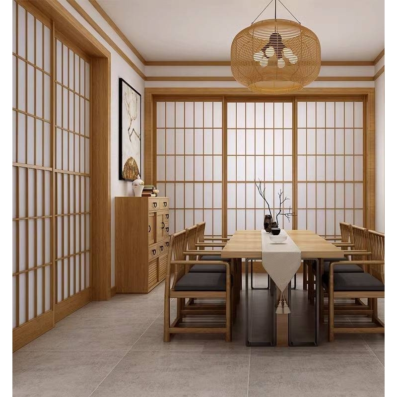 折叠隔断门日式门榻榻米衣柜门中式实木门日式格子门玻璃门推拉门