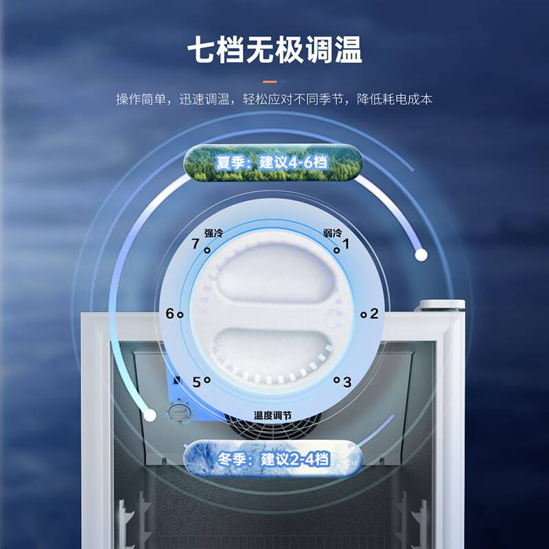 澳柯玛立式展示柜冷藏保鲜柜商用冰箱单门玻璃啤酒饮料冷藏展示柜