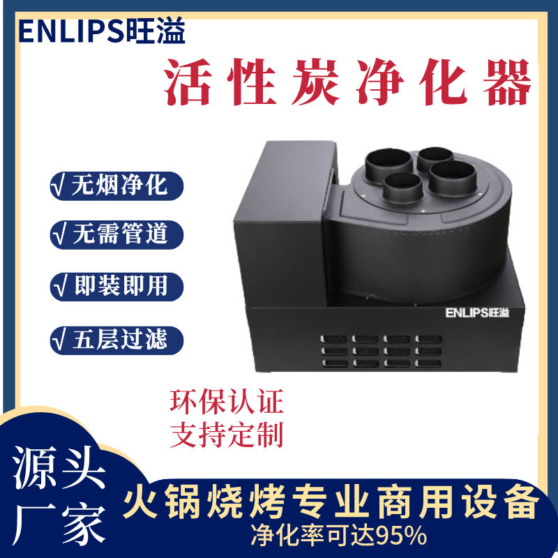 旺溢活性炭餐饮商用无烟净化器