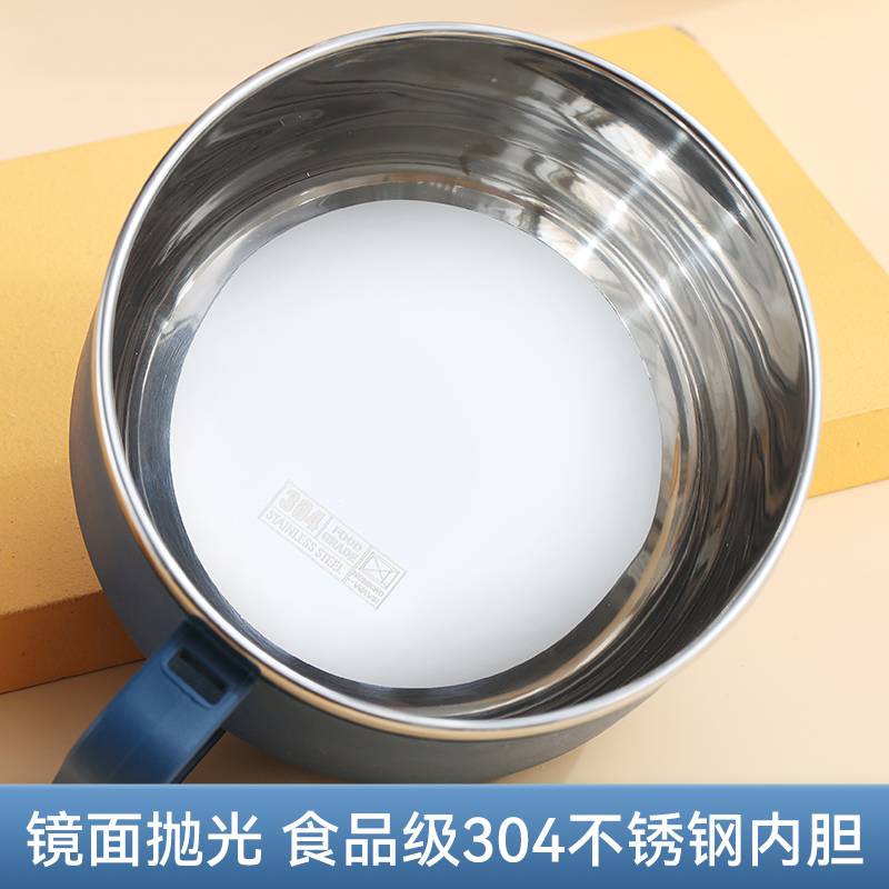 宿舍泡面碗带盖碗饭碗学生食堂打饭单个饭盒神器碗筷大容量专用