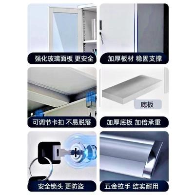 FNVka柜钢制文件柜办K公室边柜资料柜书柜钢制物铁制置物柜储铁皮