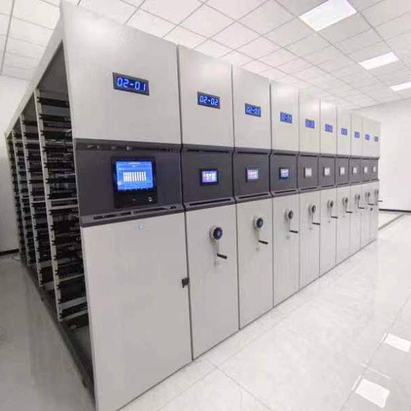 密集架移动密集柜文件档案柜电动柜智能手摇式资料柜带地轨移动柜