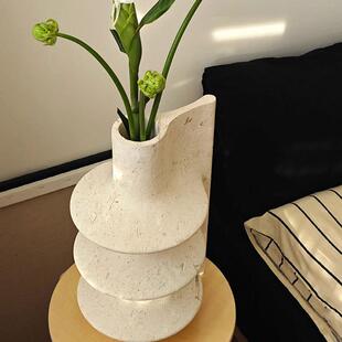 法式复古粗野主间义花客厅墅茶几玄关别餐HMK厅器吧台样板摆件装