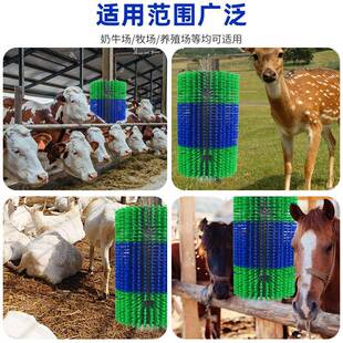 无品牌/新款畜牧刷奶牛马羊猪蹭痒硬丝刷牧山场专畜牧用抓痒毛毛