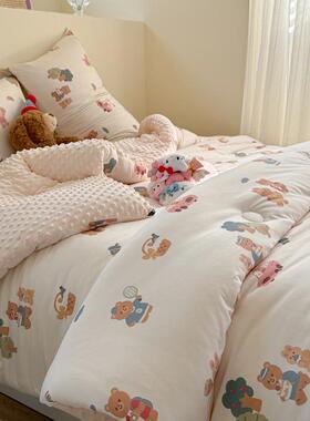 205春秋冬新A类针织棉大豆纤维被可机NSH202402洗安抚保暖款星星