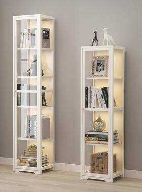 透明书展示柜美式书落地41623防尘约网红门架带玻璃收柜纳柜自由