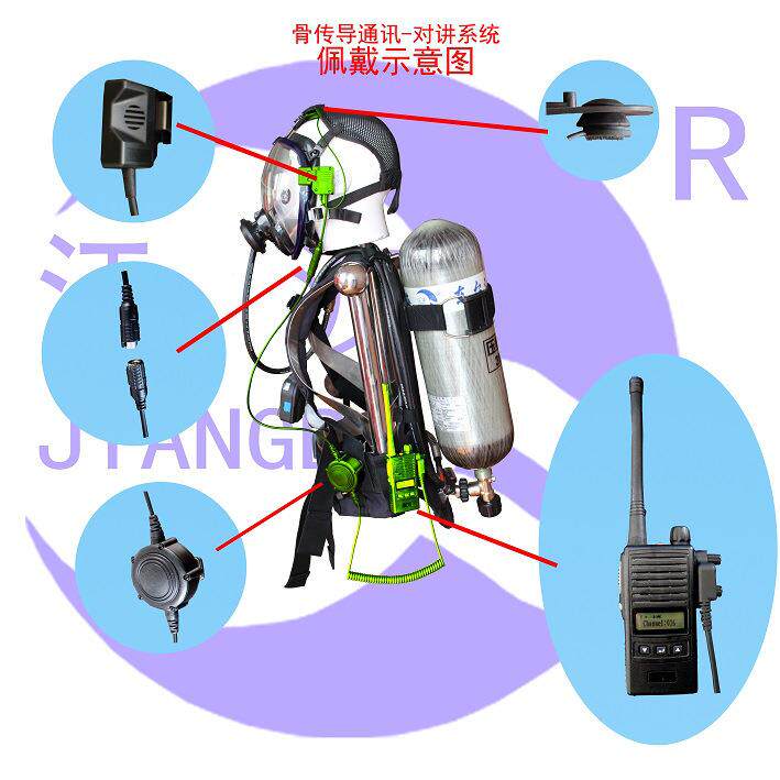 HZKF6呼.8RHZKF6.8通讯带R对讲机的压式空气呼吸正器，指挥员吸器