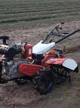 手扶小型耕机耕机农用手扶翻土开沟机UIR多功机能翻地微耕旋地机