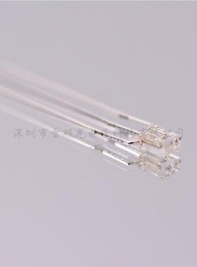 234绿双色共阳lLS-234URed三透明灯珠脚指示红灯高亮光二发极管