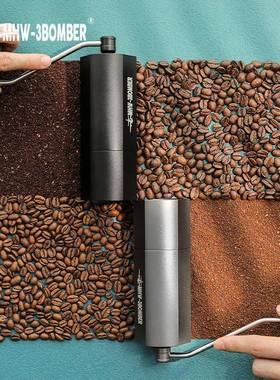 MH豆-BOMBE轰OQG摇炸R机手磨机蝰蛇V不锈钢手动研磨机单品手摇磨