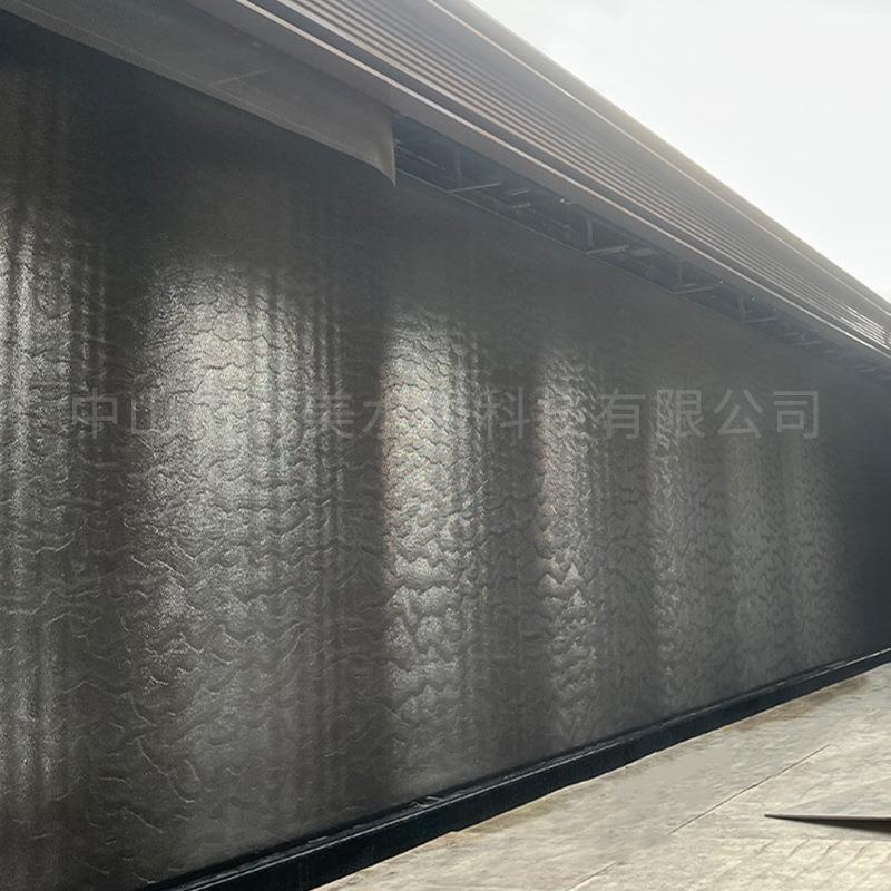 钢网墙隔幕断瀑布造景观室外钢丝网水幕帘水500景屏水风属网金流
