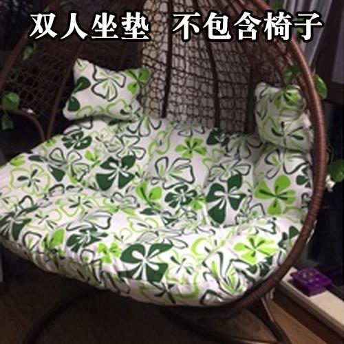 双人加床吊蓝靠垫秋千巢坐垫摇篮藤椅鸟吊双人座垫换洗布套沙发吊